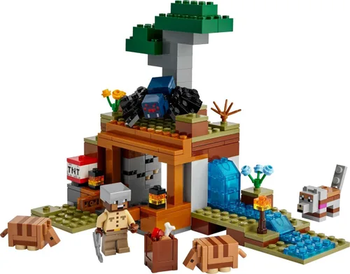 Miniatura 4 de LEGO Minecraft La Expedición Minera del Armadillo - Figuras de Juguete y Set de Juego - Juguete de Construcción de Minecraft para Niños, Niños