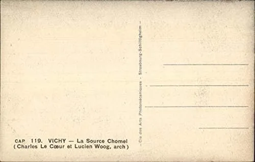 Miniatura 2 de La Source Chomel Vichy, Francia Postal antigua original