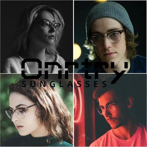Miniatura 2 de Lentes de bloqueo de luz azul para mujeres y hombres, clásicos, semi sin montura, falsos nerd anti rayos azules para computadora