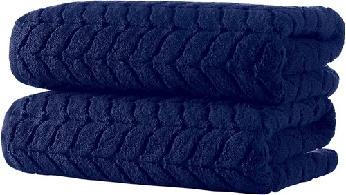 Miniatura 18 de BAGNO MILANO Toallas de baño de algodón turco, toallas de mano, juego de toallas de lujo de felpa suave de la colección jacquard