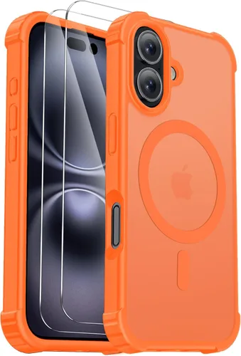 Miniatura 51 de Funda para iPhone Air [compatible con MagSafe] [2 protectores de pantalla] [prueba de caídas de grado militar] Funda magnética resistente