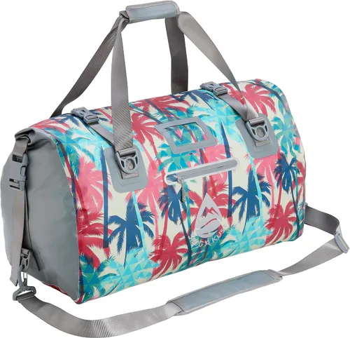 Miniatura 17 de Skog Å Kust Duffelsak - Bolsa de lona impermeable resistente para deportes, viajes y más, tamaños de 40, 60 y 90 litros, Negro, Deportivo/resistente