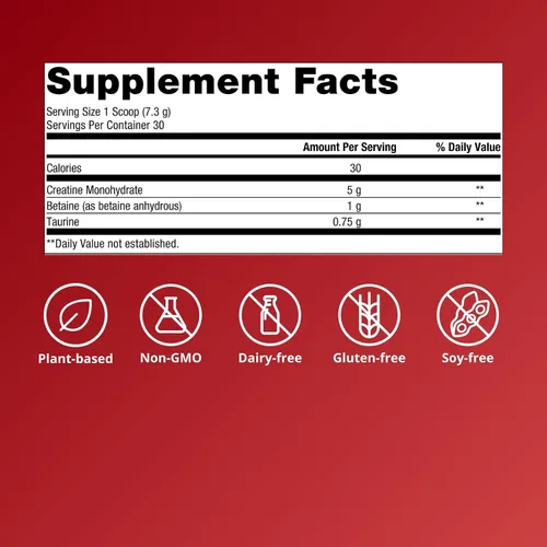 Miniatura 4 de Metagenics Creatine UP - Suplemento de creatina para mujeres y hombres con betaína y taurina - Apoya el crecimiento muscular, la fuerza