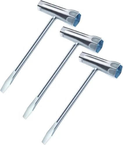 Paquete de 3 herramientas de motosierra, motosierra, destornillador combinado de repuesto y llave, llave de motosierra de 0.512 x 0.748 in
