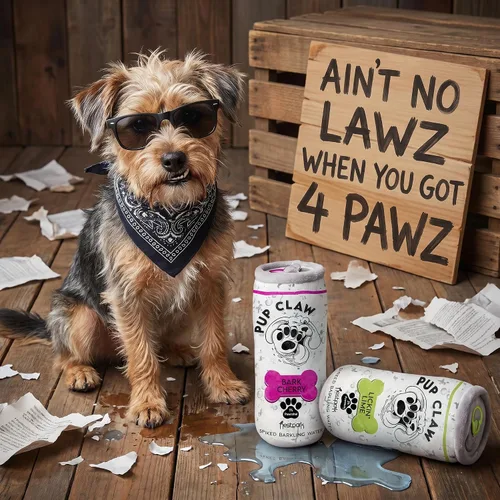 Miniatura 2 de Nestpark Juguetes para perros Pup Claw – Divertidos juguetes de peluche para perros con chirriante y arrugado – Juguete de parodia para perros