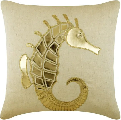 Miniatura 37 de HomeCentric Funda de almohada geométrica beige, 12 x 12 pulgadas, cuadrado de lino y algodón, círculos contemporáneos de Pascua, círculo de la vida