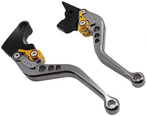 Miniatura 22 de Palancas Fxcnc de freno y embrague para carreras, Palanca verde con ajuste negro.