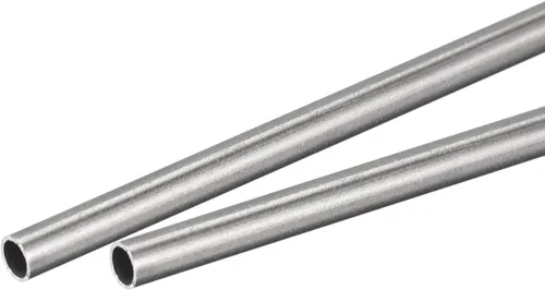 Miniatura 7 de uxcell Tubo redondo de acero inoxidable 304 0.079 in OD 0.012 in espesor de pared 11.811 in longitud 2 piezas
