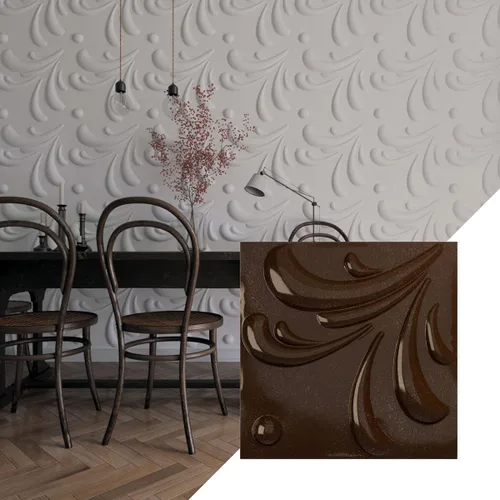 Miniatura 14 de Ekena Millwork WP20X20ACWH 19 5/8 pulgadas de ancho x 19 5/8 pulgadas de alto Acacia EnduraWall Decorativo 3D Panel de Pared Cubre 2.67 pies