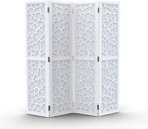 Miniatura 13 de VINGLI Divisor de habitación de 70 pulgadas de alto, pantalla de privacidad de tela no tejida, divisores de pared de división interiores, separador