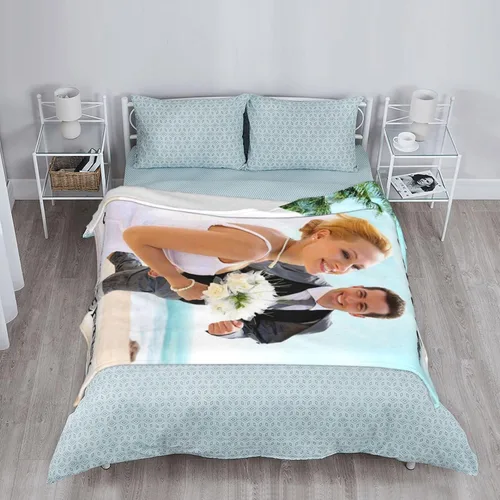 Miniatura 4 de Manta personalizada con fotos, texto, fotos personalizadas, regalos del día de San Valentín para mamá, papá, pareja, esposa, marido, novia, novio