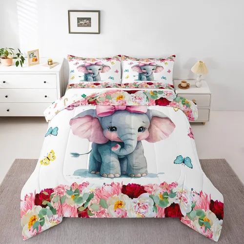 Miniatura 33 de Erosebridal Juego de ropa de cama de calavera de vaca bohemia tamaño individual para vaquero occidental, diseño de cactus y esqueletos negros, juego