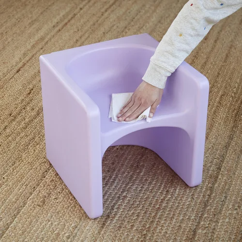 Miniatura 11 de ECR4Kids Tri-Me 3 en 1 silla cubo, muebles para niños, color morado claro Púrpura claro