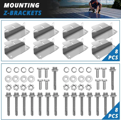 Miniatura 5 de Kit de paneles solares policristalinos de 200 W, 2 piezas de 100 W para hogares, casas rodantes, automóviles, campamentos, barcos marinos, soportes