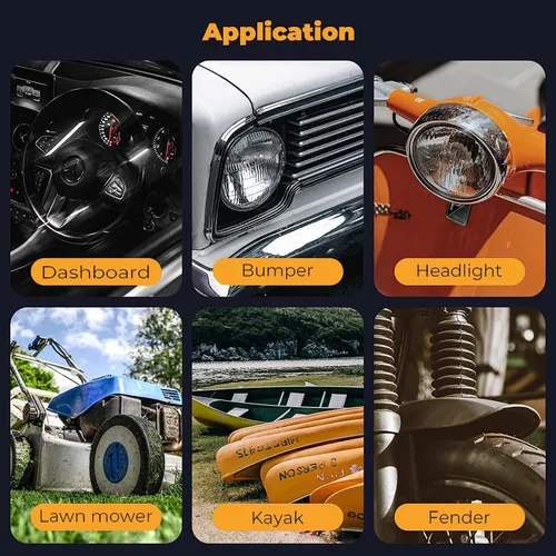 Miniatura 5 de Kit de Soldadura de Plástico para Reparación de Parachoques de Coche, Kit de Soldadura con Grapadora Caliente, Soldador de Reparación de Plástico, 6