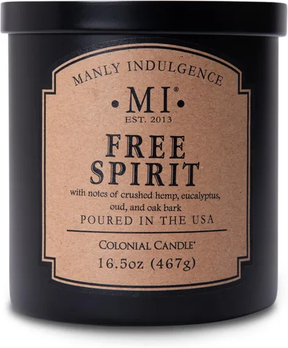 Miniatura 24 de Manly Indulgence Last Call - Velas perfumadas para hombres, 2 mechas, 16.5 onzas, cera de mezcla de soja premium, 60 horas de combustión, velas