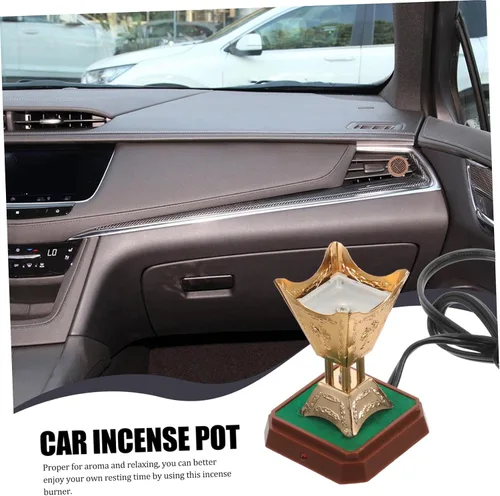 Miniatura 6 de Quemador de incienso para automóvil, decoración del hogar, quemador eléctrico, quemador de incienso, quemador de incienso, quemador de aroma