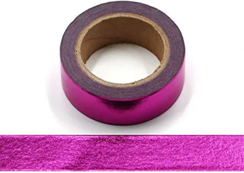 Miniatura 7 de Cinta Washi de Lámina Dorada Premium Metálica Autoadhesiva de Enmascarar para Decoración de Pared, Manualidades, Álbumes de Recortes, Bordes de TV