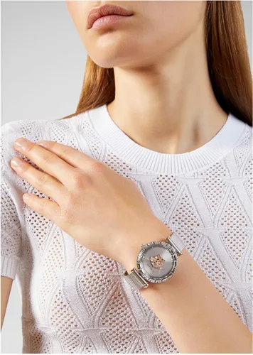 Miniatura 5 de Versace Reloj Mujer Gris 1.457 in Palazzo Empire Greca VEDV00419, Oro Rosa, Palacio Imperio Greca