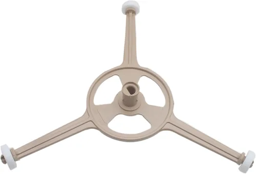 Anillo giratorio de triple brazo para microondas, anillo giratorio, bandeja de soporte para placa de vidrio de 10.0 pulgadas para horno de