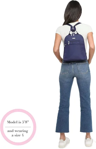Miniatura 6 de Baggallini Mochila convertible esencial, Gris carbón