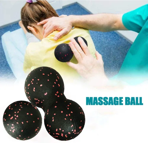 Miniatura 2 de Bola de masaje de cacahuete – Juego de bolas de masaje para después del ejercicio, juego de bolas de masaje de tejido profundo, rodillo muscular