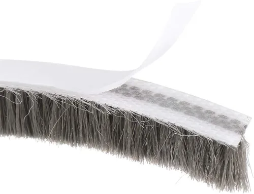 Miniatura 10 de uxcell Burlete adhesivo de fieltro para puerta, burlete de puerta para puerta y ventana, 197 pulgadas de largo x 0.2 pulgadas de ancho, color blanco
