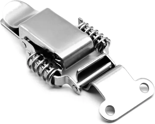 Miniatura 7 de Caja de herramientas de pecho de maleta de acero inoxidable de 90 grados 304 con doble resorte con cierre de tornillos, cierre de tornillos, 2