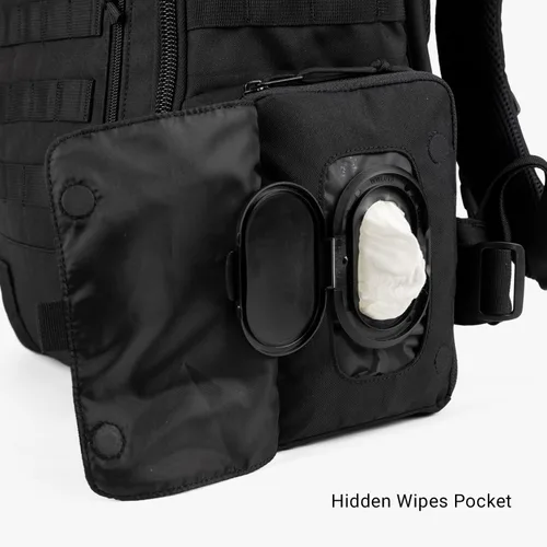 Miniatura 3 de Tactical Baby Gear Daypack Mochila Táctica de Pañales para Papás - Compatible con MOLLE, Alfombrilla de Cambio Integrada, Correas para Cochecito