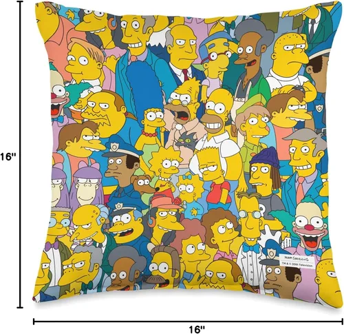 Miniatura 4 de The Simpsons Springfield - Almohada con estampado de personajes