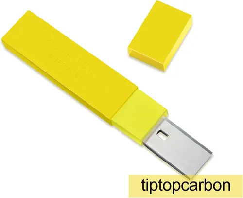 Miniatura 5 de Cuchillas raspadoras de 4 pulgadas, 60 piezas de repuesto de acero inoxidable para rascador para quitar papel tapiz de vinilos adhesivos