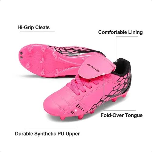 Miniatura 5 de DREAM PAIRS Zapatos de fútbol para niños y niñas al aire libre para niños pequeños y grandes