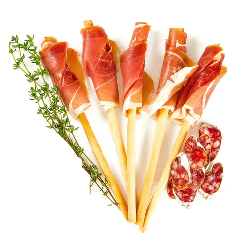 Miniatura 8 de Flora Grissini Torinesi - Palitos de pan finos italianos tradicionales, horneados al horno y ligeramente crujientes, auténtico aperitivo importado