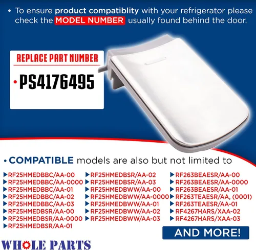 Miniatura 2 de Whole Parts - Conjunto de palanca para dispensador de refrigerador Whole Parts DA97-11867A, repuesto y compatible con algunos refrigeradores