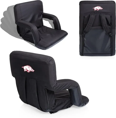 Miniatura 7 de Arkansas Razorbacks - Asiento reclinable portátil Ventura, (negro)
