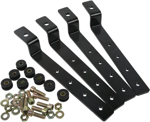 Miniatura 3 de XMT-MOTO Kit de soporte de montaje duro universal ajustable para bolsa de sillín para motocicleta Cruiser