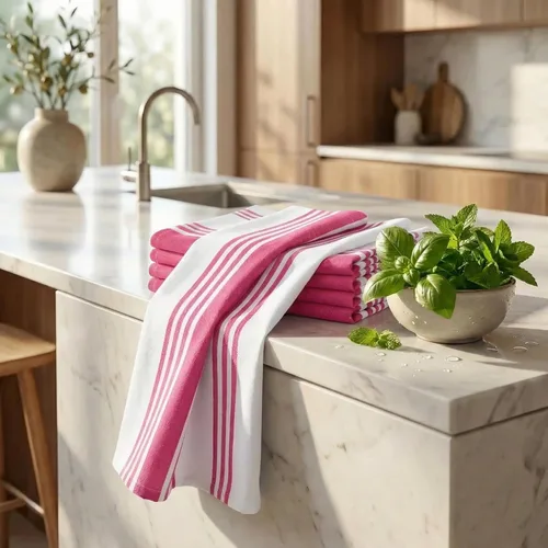 Miniatura 440 de Urban Villa Toallas de cocina 100% algodón para cocina (juego de 6) 20"x30" toallas de cocina altamente absorbentes, juego de ropa de cocina