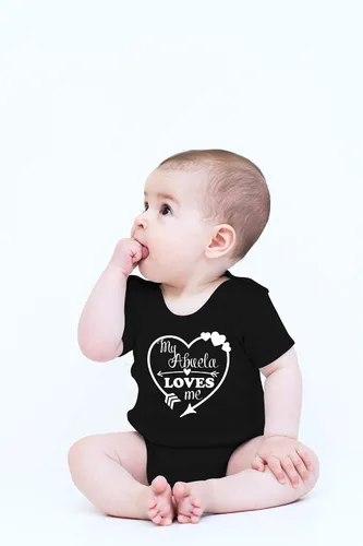 Miniatura 7 de CBTwear My Abuela Loves Me – Ropa de bebé – Divertido traje de bebé para recién nacido para niños y niñas