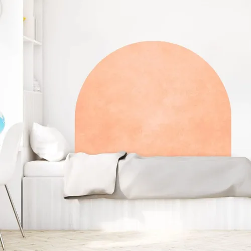 Uonlytech Calcomanía de pared con diseño geométrico de arco para despegar y pegar, papel tapiz decorativo moderno para sala de estar, dormitorio,