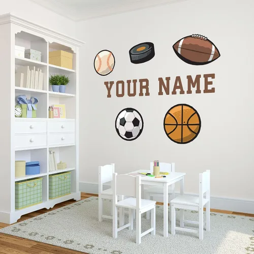 Miniatura 7 de Oliver's Labels Calcomanía de Pared Personalizada Premium de Tamaño Real para Decoración de Habitación de Niños - Despegar y Pegar, Extraíble