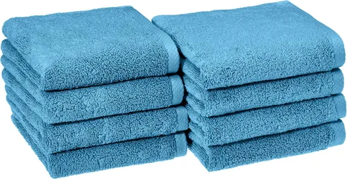 Miniatura 19 de Amazon Basics 2 toallas de baño de gran tamaño de secado rápido, 100% algodón, color blanco, de 62 x 30 pulgadas