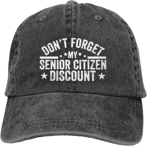 Don't Forget My Hat Washed Cotton Adjustable Baseball Hat