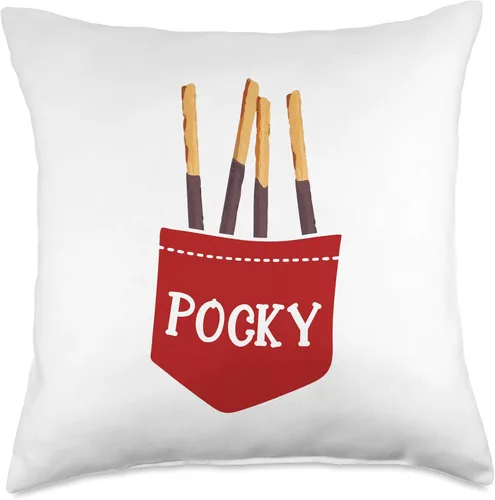 Miniatura 5 de Japonés Sweets bolsillo bolsillo camisetas asiáticas bolsillo bolsillo chocolate Japón postre divertido regalo camiseta manta almohada, 16x16