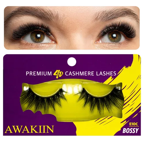 Miniatura 21 de Extensiones de pestañas postizas naturales de cachemira 4D, autoadhesivas, reutilizables, pestañas largas, de aspecto natural, pestañas esponjosas