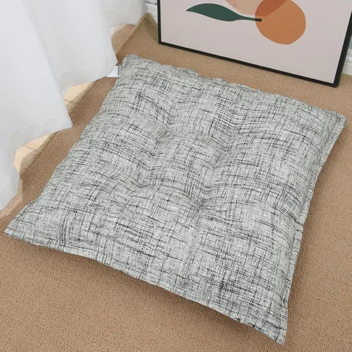 Miniatura 17 de SINSOSSO - Almohadas de suelo grandes de 22 pulgadas, de espuma viscoelástica, cuadradas, antideslizantes, para respaldo de oficina, yoga, asiento