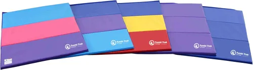 Miniatura 10 de Tumbl Trak Colchoneta plegable para gimnasia Azul Real