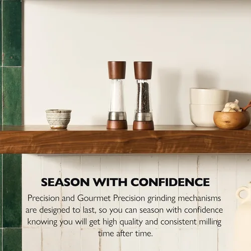 Miniatura 6 de Cole & Mason Derwent Molinillo de Pimienta - Molinillo de Pimienta Recargable con Mecanismos de Precisión Gourmet - Accesorios de Cocina para Madera