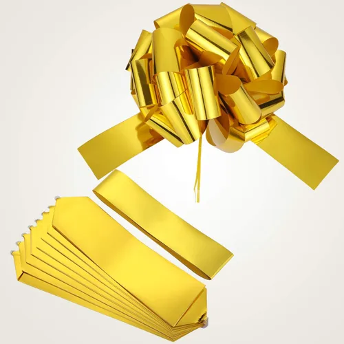 Miniatura 2 de Zonon Lazo grande para automóvil Lazo gigante para automóvil con listón de 20 pies para envolver regalos grandes, casas nuevas, grandes regalos