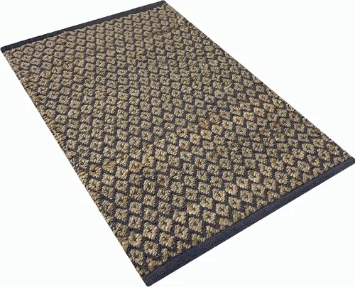 Miniatura 6 de Alfombra de algodón de yute de 2 x 3 pies (24 x 36 pulgadas), tejida a mano por expertos artesanos, para cualquier habitación de la decoración de tu