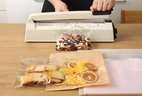 Miniatura 7 de Sellador de impulso Máquina selladora manual de 16 pulgadas con modo de calefacción ajustable, selladores de bolsas de plástico PE PP para bolsas